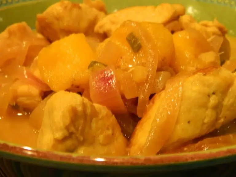 Chicken with Peach