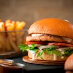 Homemade Chicken Patty Burger