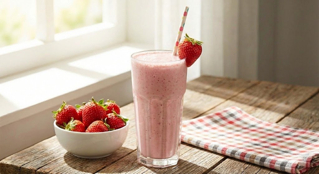 Delicious Strawberry Shake Recipe