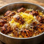 BBQ Chicken Tikka Biryani by Shireen Anwar