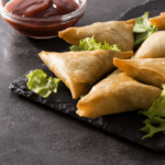 Homemade Chicken Samosa